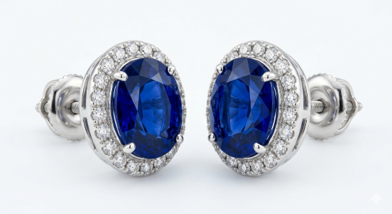 sapphire earrings